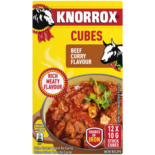 Knorrox Beef Curry Cubes 12s South African Shop London