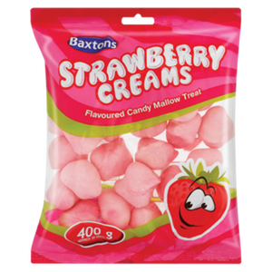 Baxtons Strawberry Creams 200g