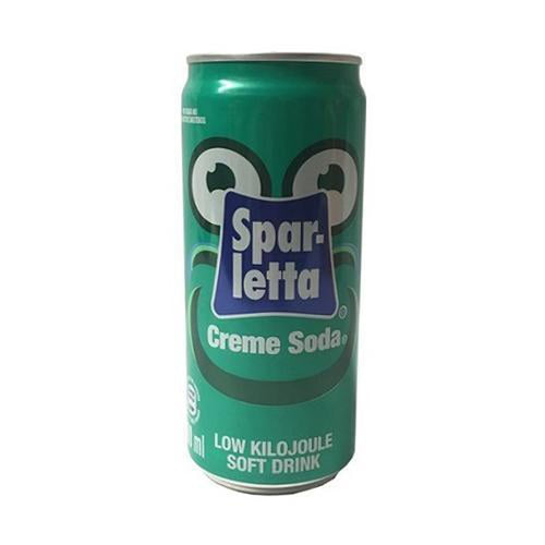 Sparletta Creme Soda 300ml Can-Colddrinks-South African Store London