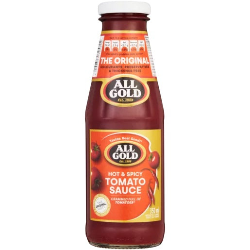 All Gold Hot & Spicy Tomato Sauce 350ml