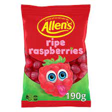 Allens Ripe Raspberries 190g