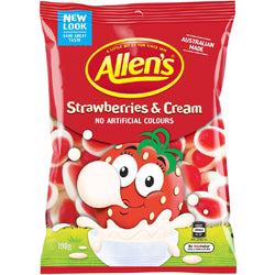 Allens Strawberries & Cream 190gr