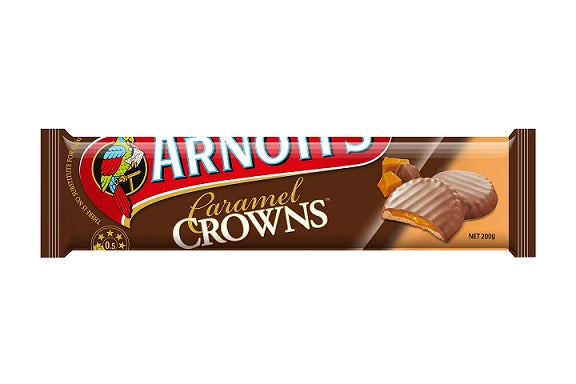Arnotts Caramel Crowns 200gr