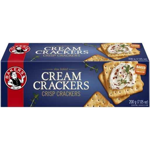 Bakers Cream Crackers 200gr