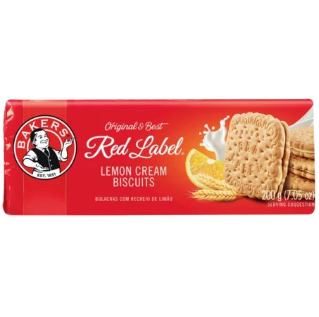 Bakers Red Label Lemon Creams 200gr