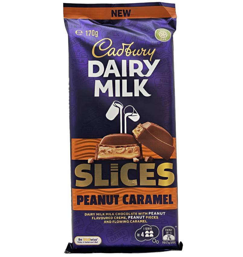 Cadbury Slices Peanut Caramel 170gr