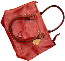 Load image into Gallery viewer, Cotton Road Handbag Heart Red
