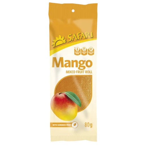 Safari Fruit Roll Mango 80g