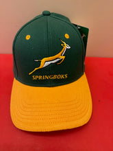 Load image into Gallery viewer, Springbok Official Cap, Stripped or yellow visor
