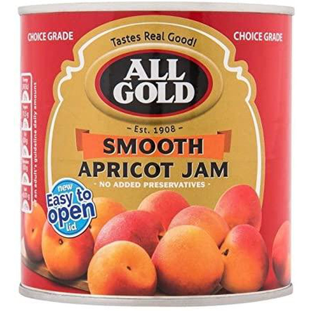 All Gold Smooth Apricot Jam 450g-Tin, Bottle Products-South African Store London