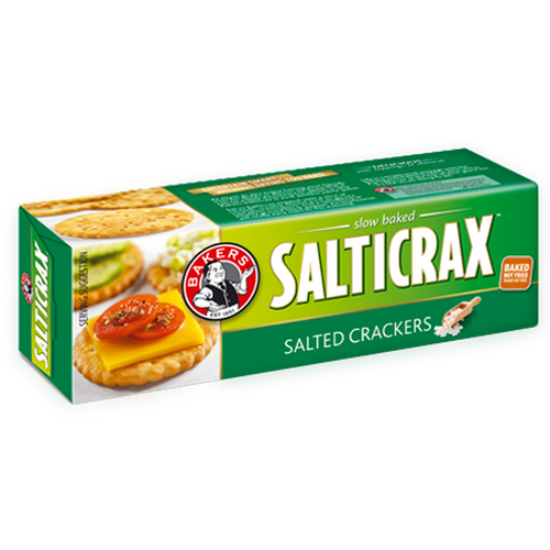 Bakers Salticrax Salted Crackers 200gr-Rusks, Biscuits-South African Store London