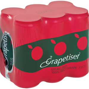 Grapetiser Red 6x330ml Can-Colddrinks-South African Store London