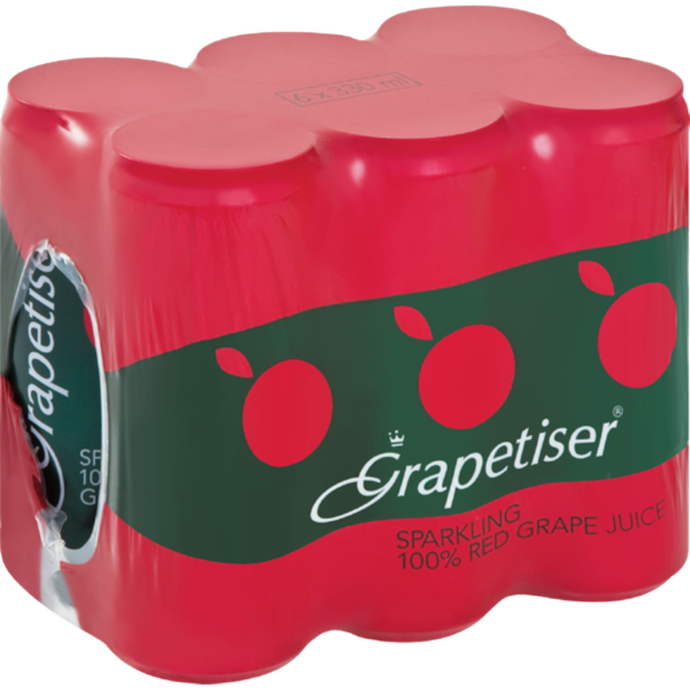 Grapetiser Red 6x330ml Can-Colddrinks-South African Store London