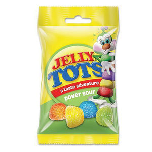 Jelly Tots Power Sour 100g-Sweets/Safari-South African Store London