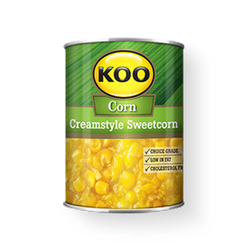 Koo Creamstyle Sweetcorn 410g-Tin, Bottle Products-South African Store London