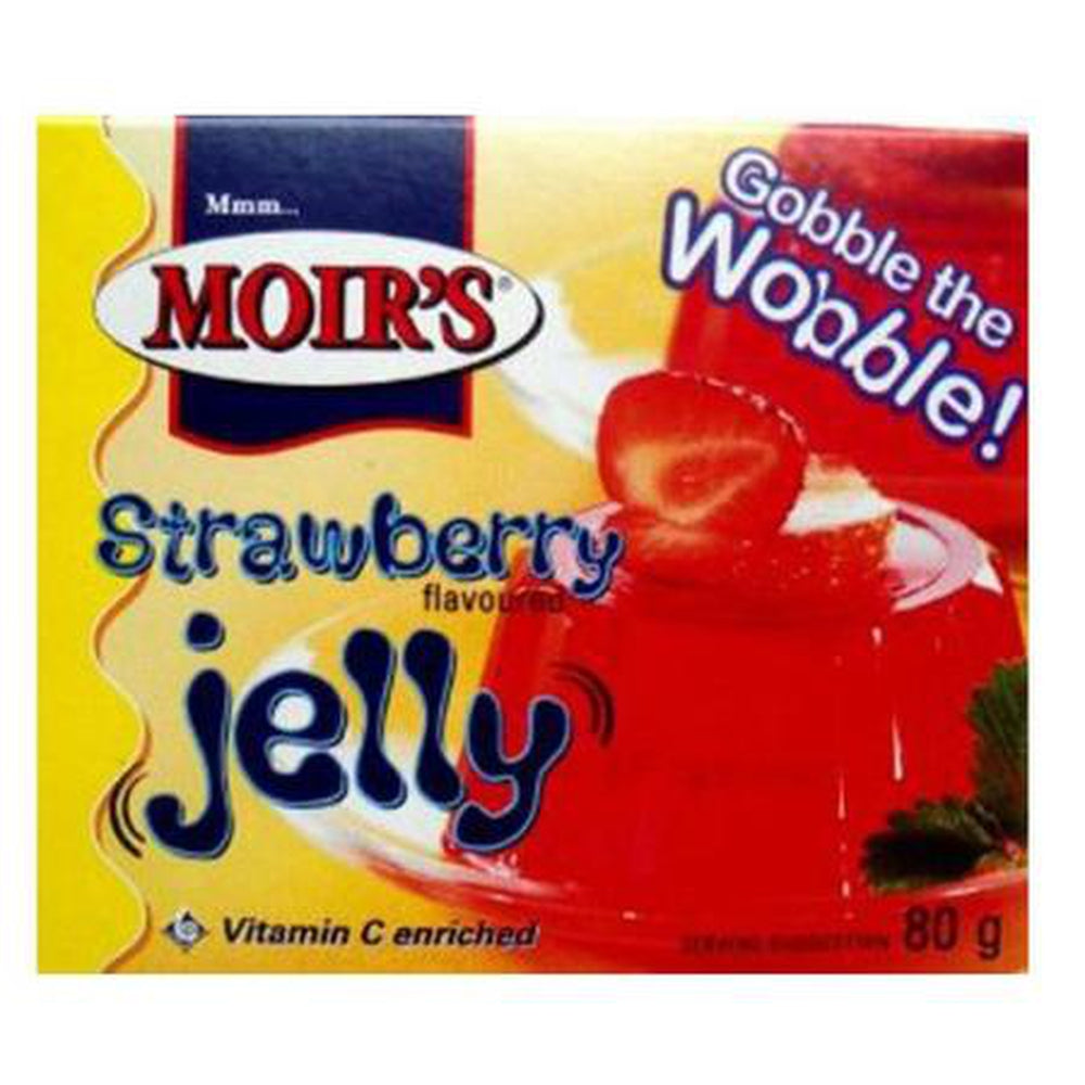 Moirs Strawberry Jelly 80g-Baking,Cooking-South African Store London
