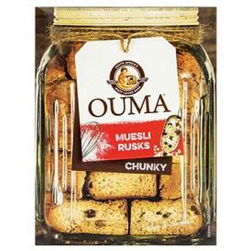 Ouma Muesli Rusks Chunky 500gr-Rusks, Biscuits-South African Store London