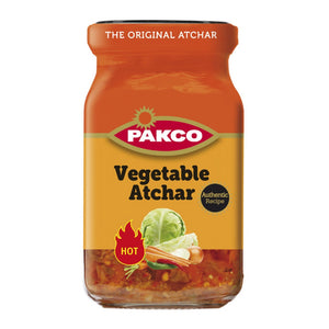 Pakco Hot Veg Atchar 385g-Tin, Bottle Products-South African Store London