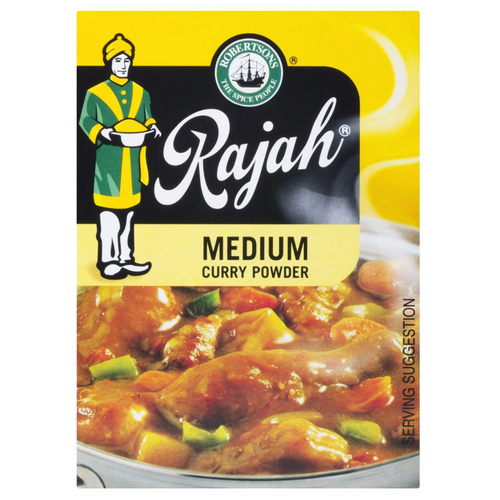 Rajah Medium Curry Powder 100g-Spices, Sauces, Curry Powder-South African Store London