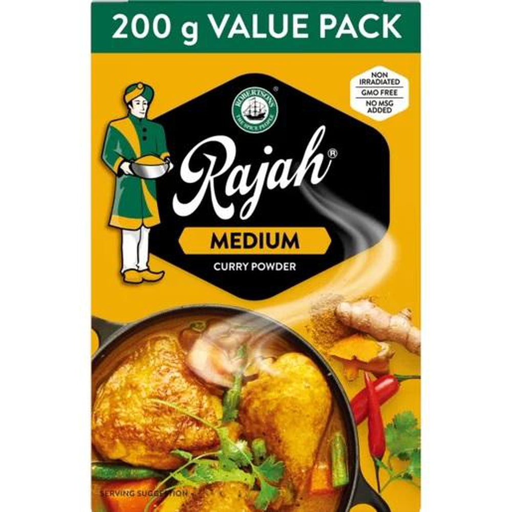 Rajah Medium Curry Powder 200g – South African Shop London