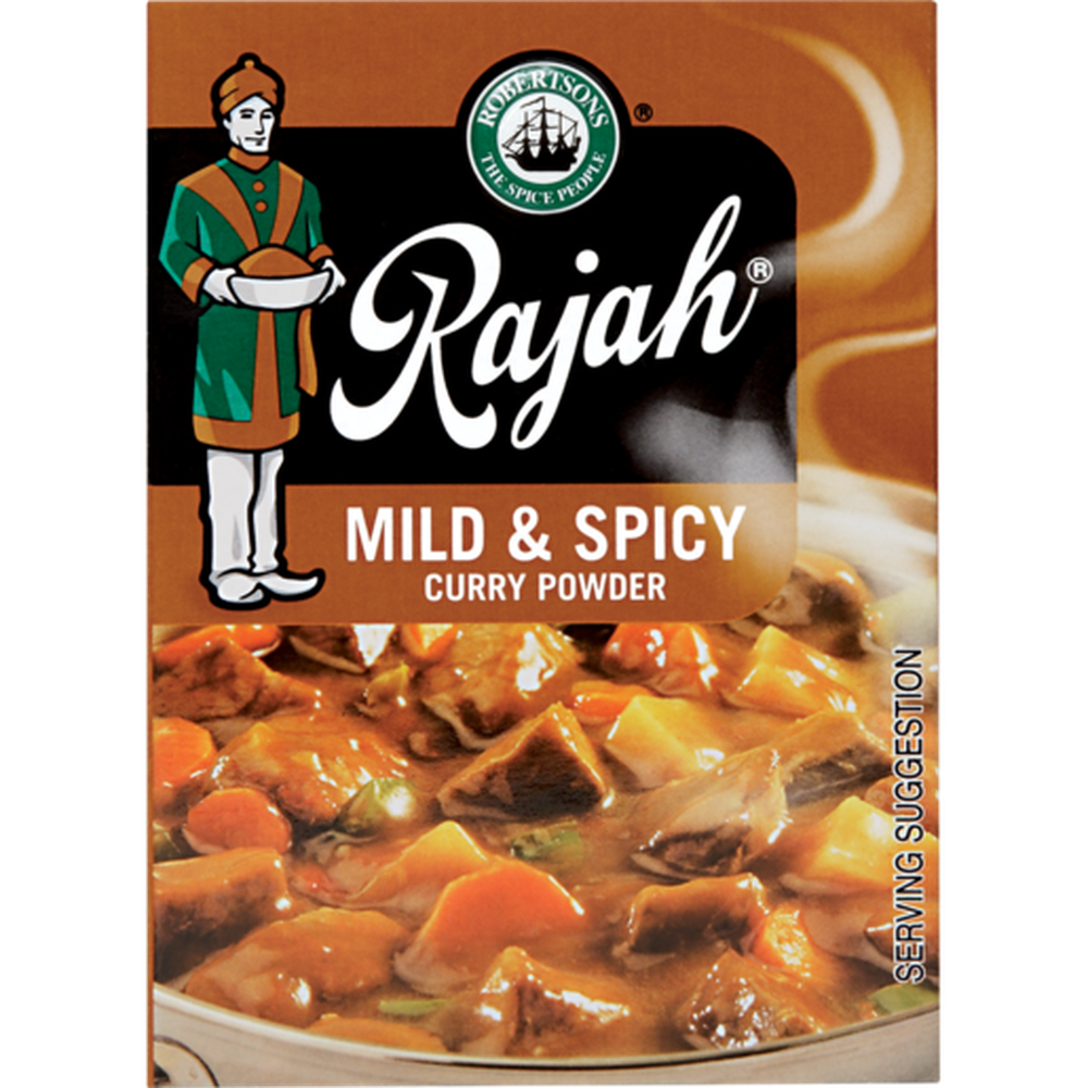 Rajah Mild & Spicy Curry Powder 100g-Spices, Sauces, Curry Powder-South African Store London