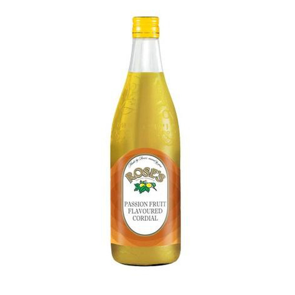 Roses Passion Fruit Cordial 750ml Bottle – South African Shop London