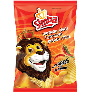 Simba Mexican Chilli 125g-Chips-South African Store London