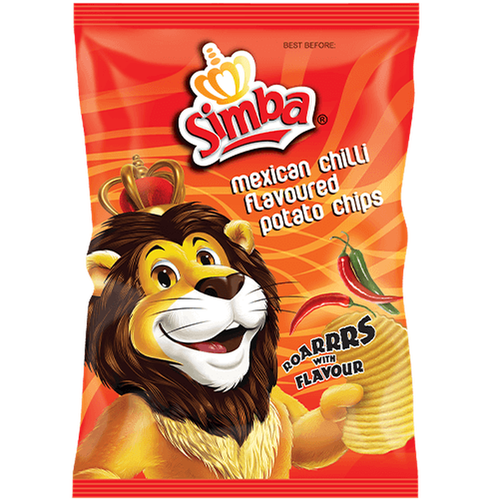 Simba Mexican Chilli 125g-Chips-South African Store London