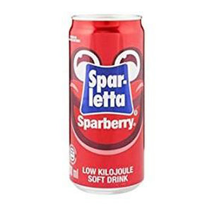 Sparletta Sparberry 300ml Can-Colddrinks-South African Store London