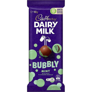 Cadbury Bubbly Mint 160gr